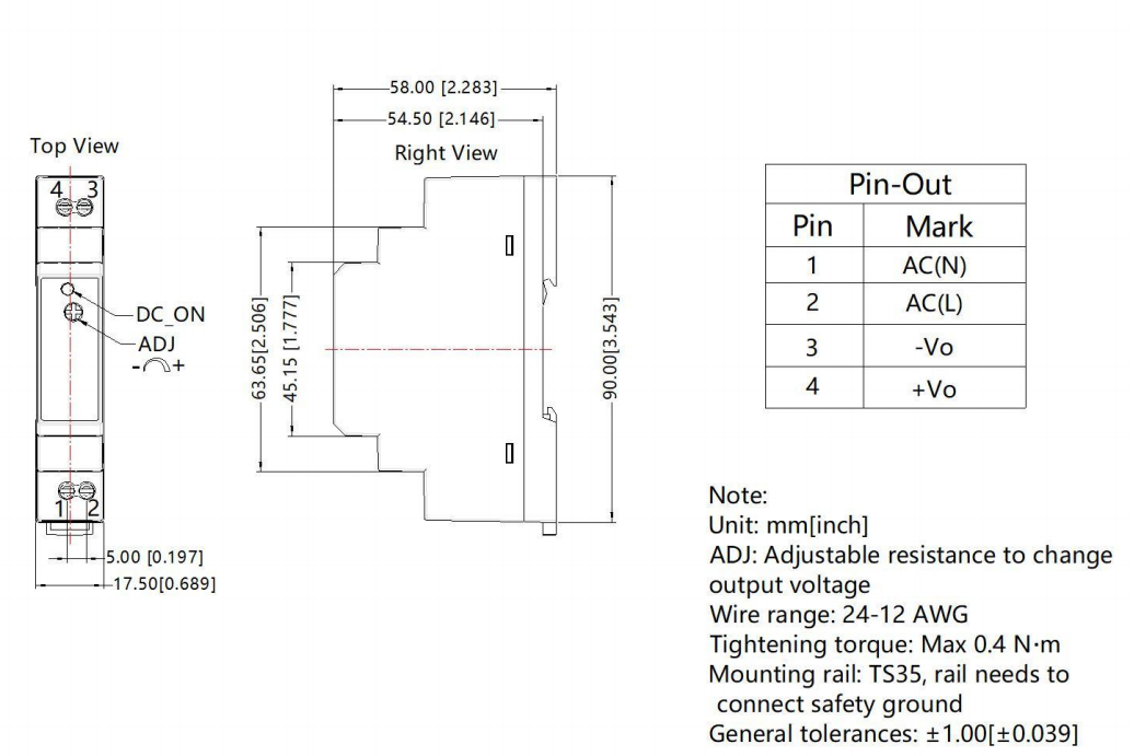 IPDS0-15/xx-B1 Dimensions